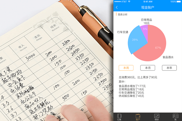 理财记账应用定制开发财务收支一目了然--广州app开发公司酷蜂科技